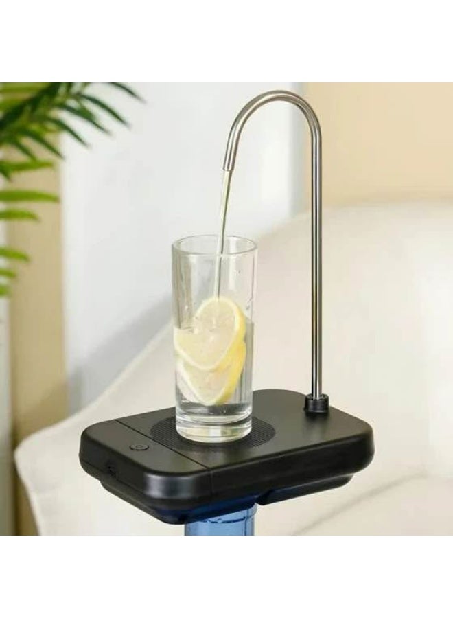 Automatic Electric Water Dispenser Pump with Cup Tray Base – Portable USB Rechargeable Water Bottle Switch for Standard 5 Gallon Jugs – Hands-Free Operation for Home & Office - Image 2